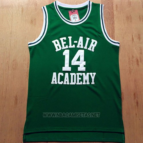 Camiseta Pelicula Bel-Air Academy Smith NO 14 Verde